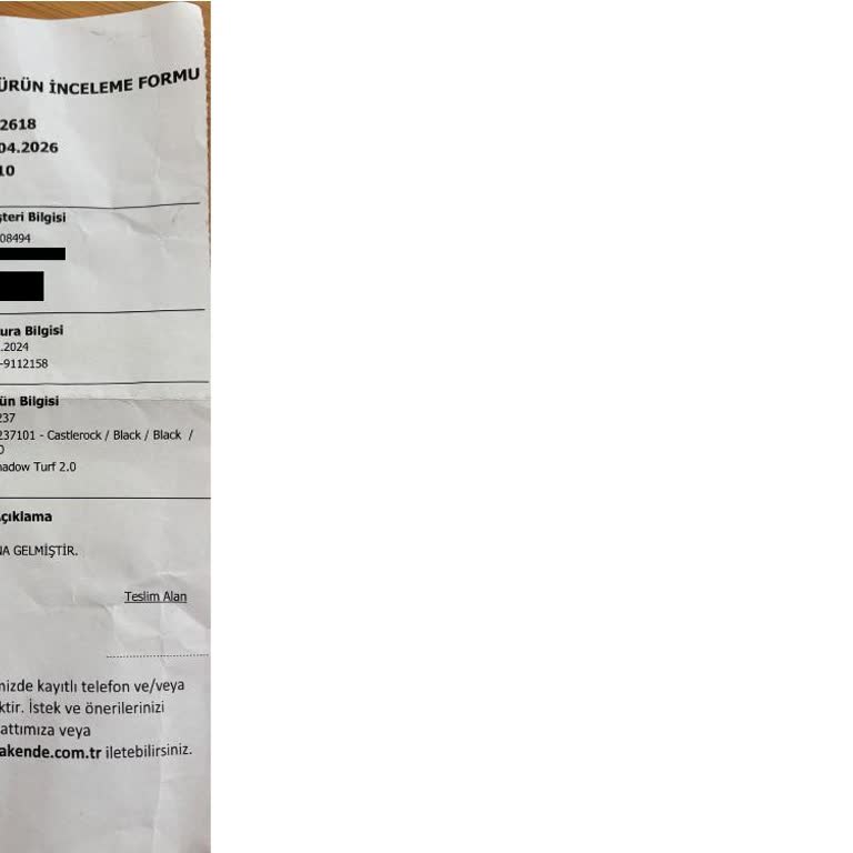 Garanti Kapsamında Kısa Sürede Yırtılan Halı Saha Ayakkabısı İçin Ürün Kalitesi Şikayeti