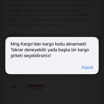 İade Kodu Oluşturulamıyor Ve Telefon Desteği Ulaşılamıyor