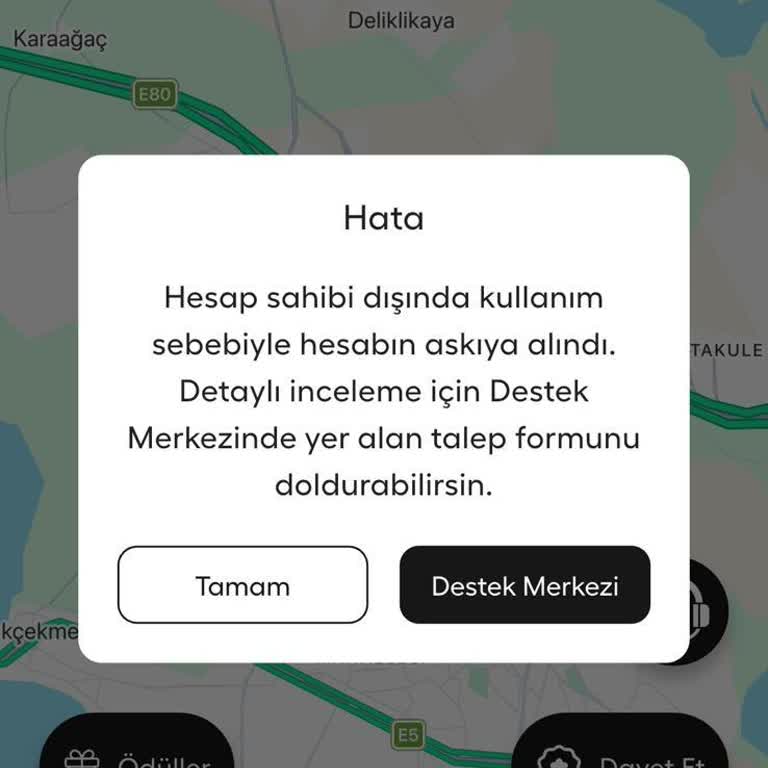 Hesabım Haksız Şekilde Askıya Alındı Ve Telafi Talebi