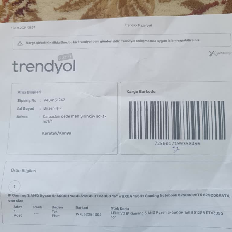 Garanti Sorunu Ve Ekran Çökmesiyle Kusurlu Laptop Şikayetim