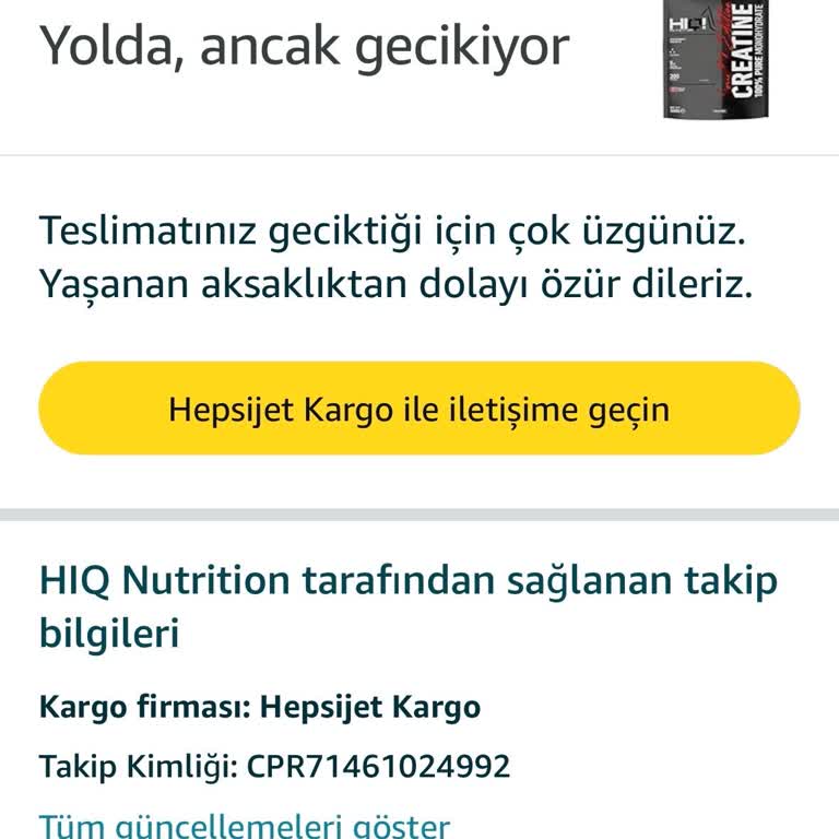 Amazon’da Kargo Bir Aydır Duruyor, İletişim Ve İptal İmkânsız