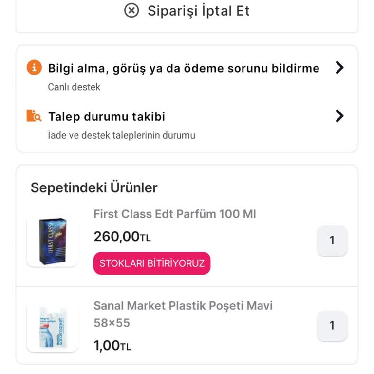 Stokta Görünen Parfüm Siparişi Teslimata Yakın İptal Edildi, 2 Saat Bekletildi