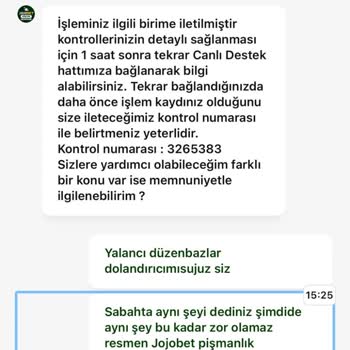 Jojobet'ten 250.000 TL Çekim İşlemi Gecikti Ve Destek Yanıltıyor