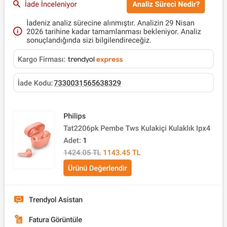 İade Ücretinin Gecikmesi Ve Bilgi Eksikliği