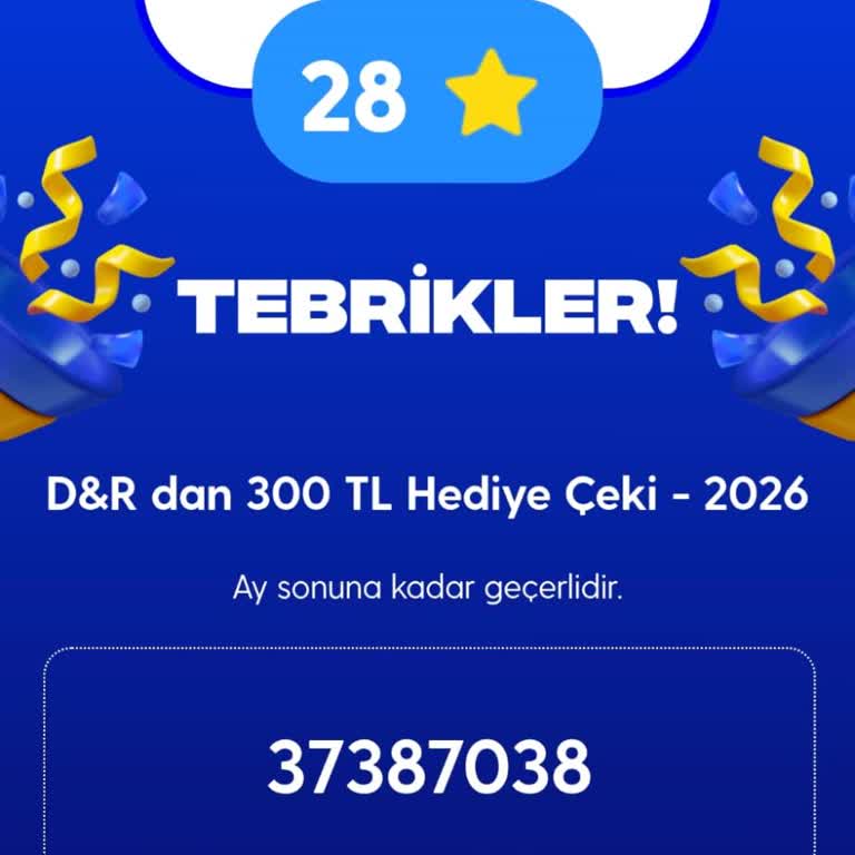 Geçersiz Kod Nedeniyle 300 TL Dr. Hediye Çeki Kullanılamadı, Destek Sağlanamadı