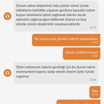 Yemek Kartı İadesi Gecikmesi Ve Tutarsız Müşteri Desteği