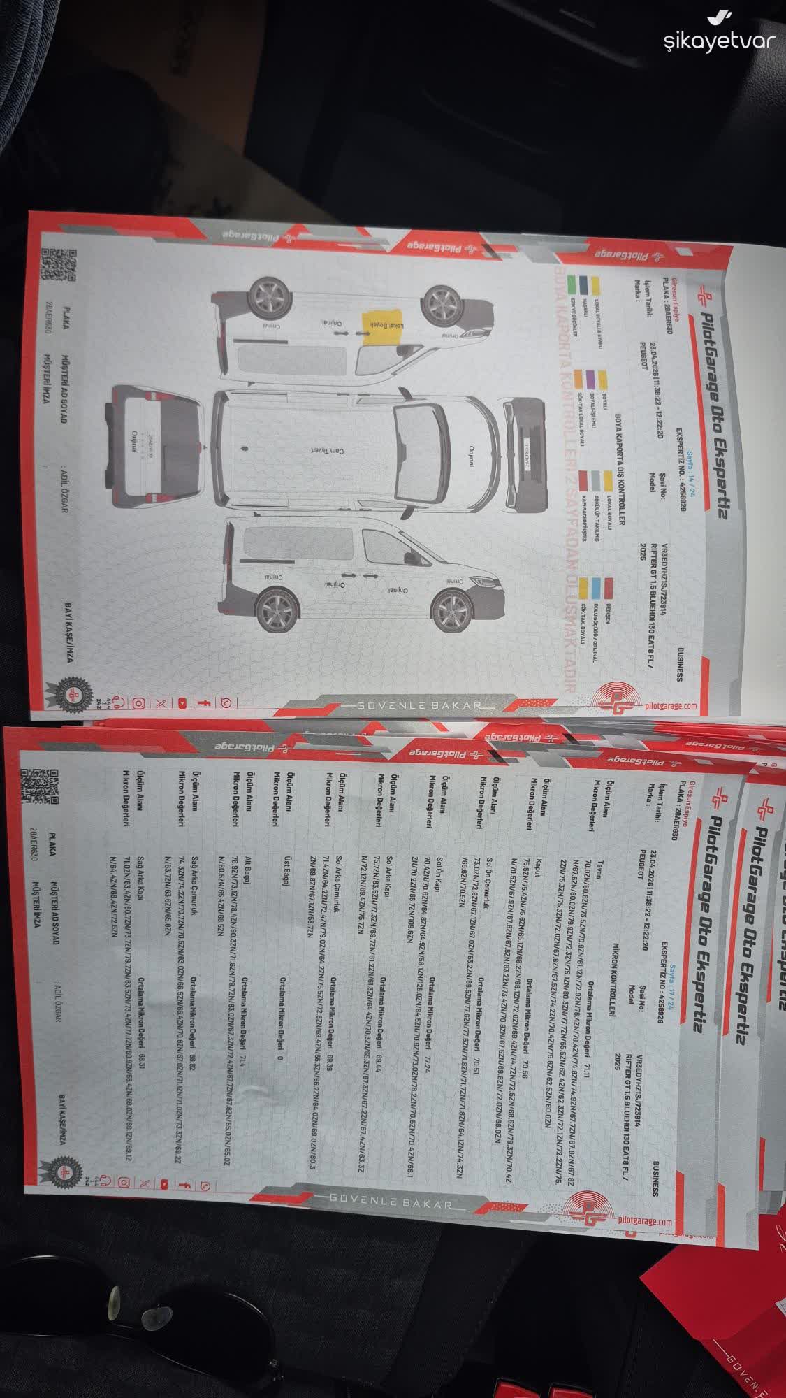 Pilot Garage Hatalı Ekspertiz Raporu Nedeniyle Araç Satarken 1.550