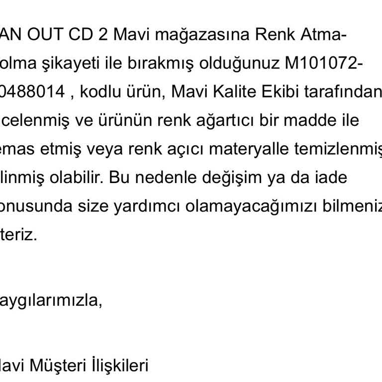 Mavi Pantolonun Hızlı Renk Solması Ve Esnemesi: Mağaza Yanlış İddiası