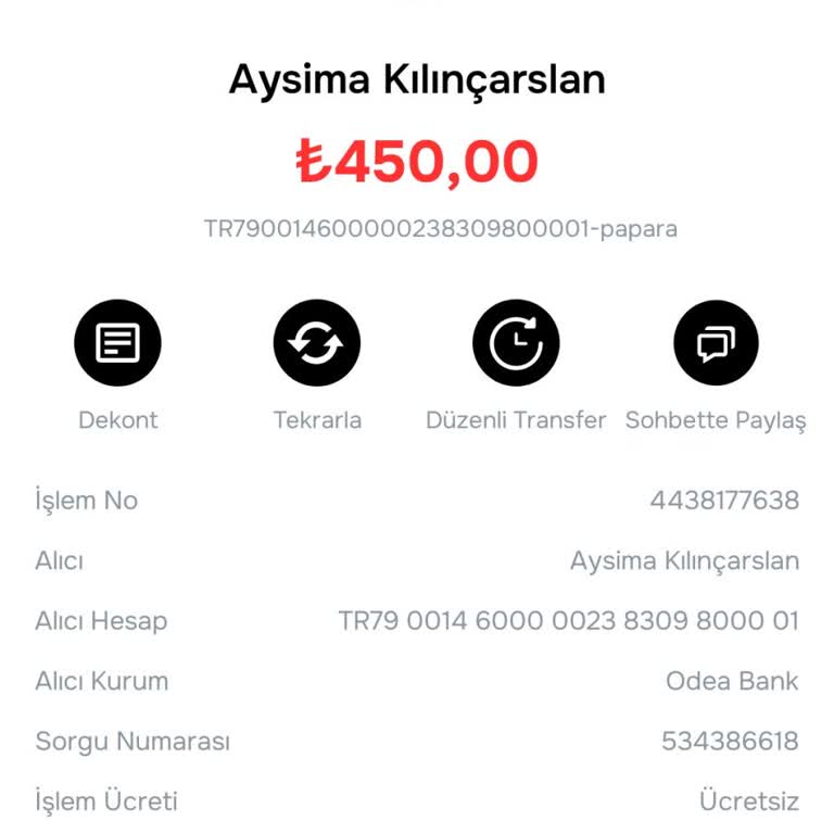 Matbet 0968'de Papara Yatırımı Görünmüyor, 450 TL İade Talebi