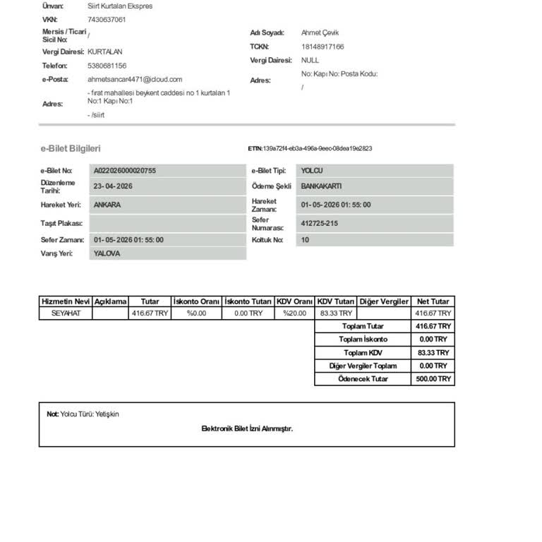 Tek Taraflı Bilet İptali Ve Geri Ödeme Talebi