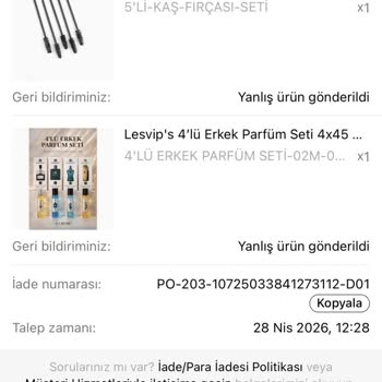 Temu’da Yanlış Ürün Gönderimi Ve İade Talebi