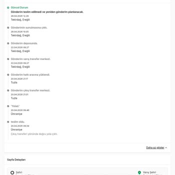 Marmaraereğlisi Şubesi Çilek Fidesi Kargosunun Teslim Edilmemesi