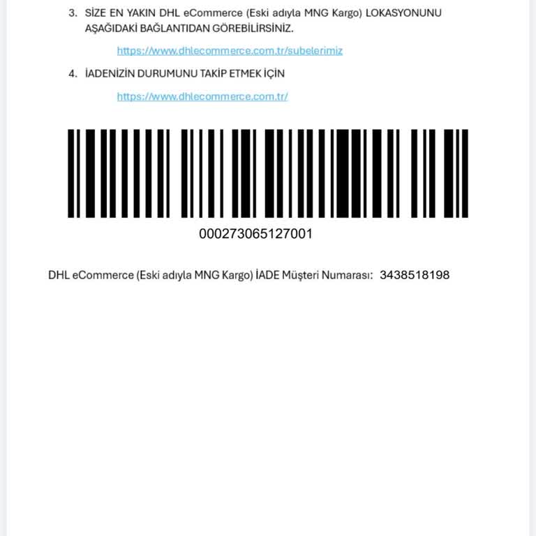 DHL’in Kırsal Müşterilerine Ücretsiz İade Kargo Hizmetini Kestiği
