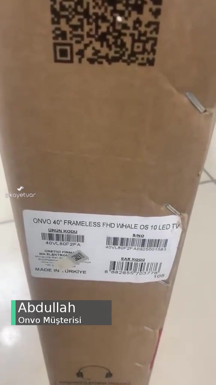 Onvo LED TV Ekranı Kırık videonun kapak resmi