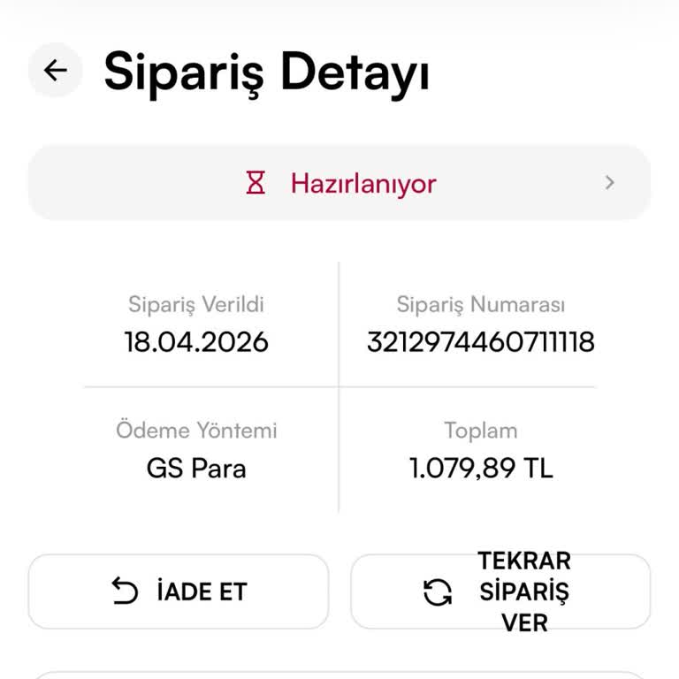 GS Store’da Formamın Hazırlanma Süreci Uzayıp Bilgi Alamıyorum
