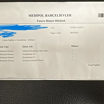 Tamamlayıcı Sigortanın Kapsamadığı Testlerde Fazla Ücret Talebi Ve İade Reddi