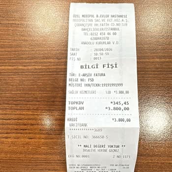 Tamamlayıcı Sigortanın Kapsamadığı Testlerde Fazla Ücret Talebi Ve İade Reddi