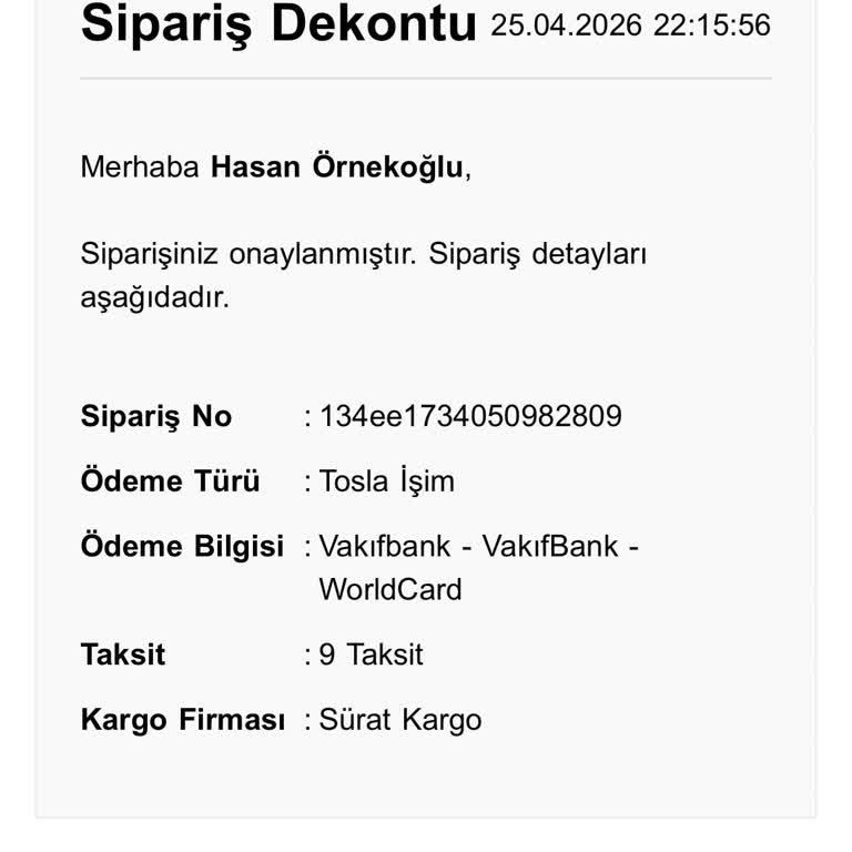 Açıklamasız Sipariş İptali Ve Saygısız Müşteri Temsilcisi