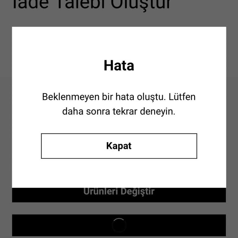Koton Online Mağazasında İade Talebi Oluşturulamıyor Ve Süre Kaybı Endişesi