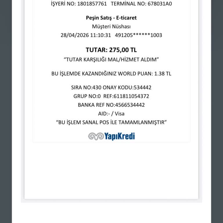 Ücretsiz Deneme Sonrası Onaysız 275 TL Çekimi Ve Tam İade Talebi