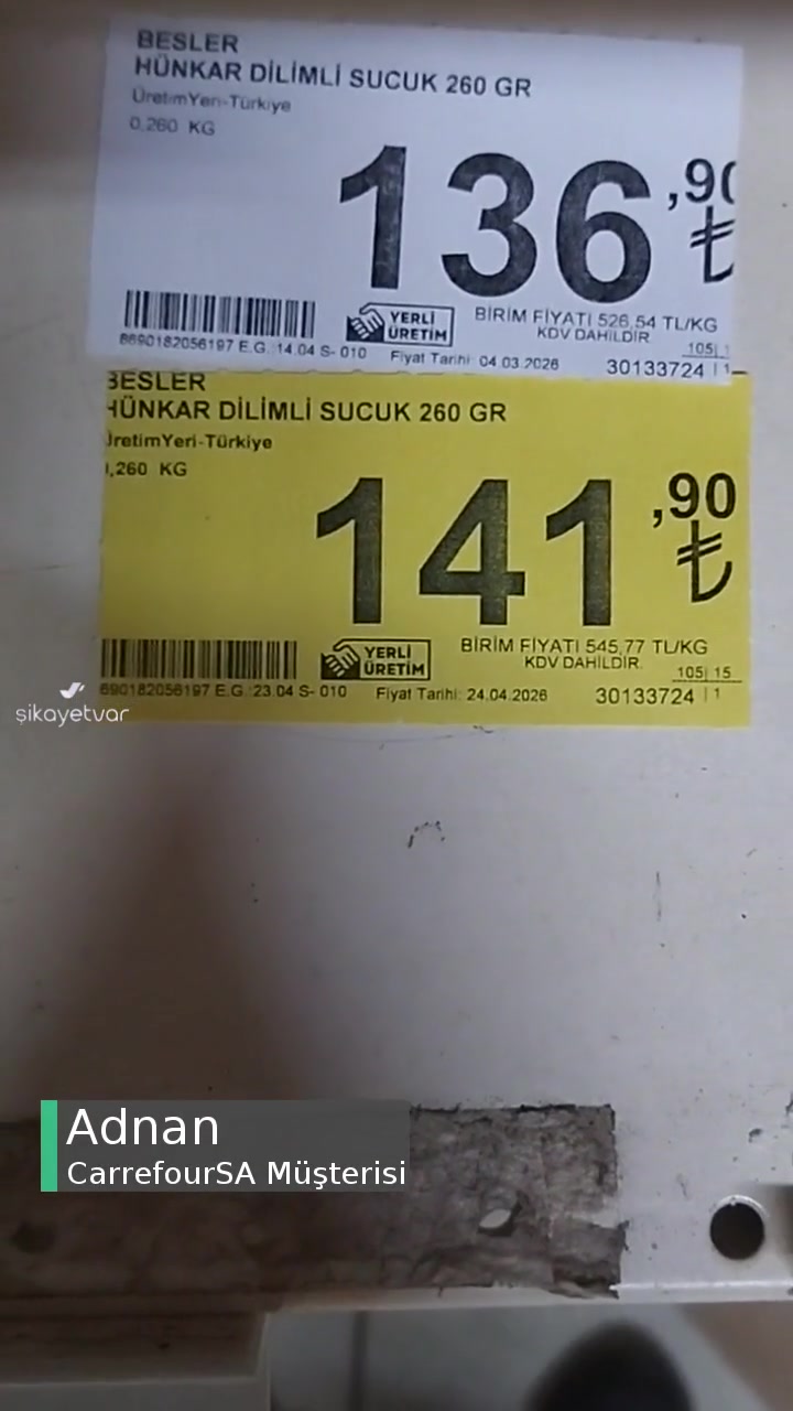 Carrefour SA Fiyat Yanıltmacası! videonun kapak resmi
