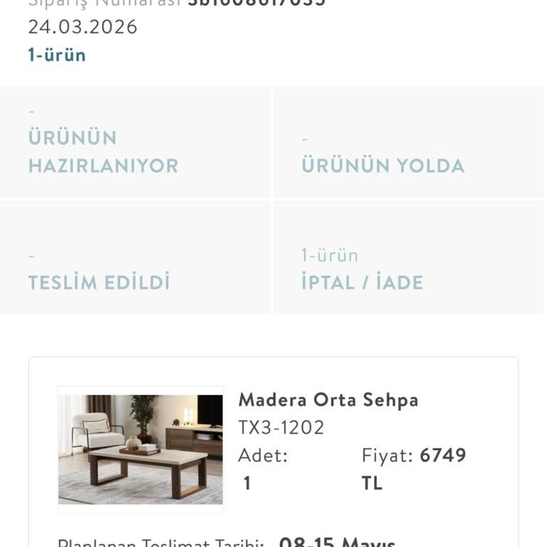 Vivense'den 14 Gün İçinde İade Sözünün Gerçekleşmemesi