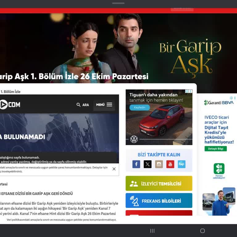 Kanal 7'den Bir Garip Aşk Dizisinin Yeniden Yüklenmesi Talebi