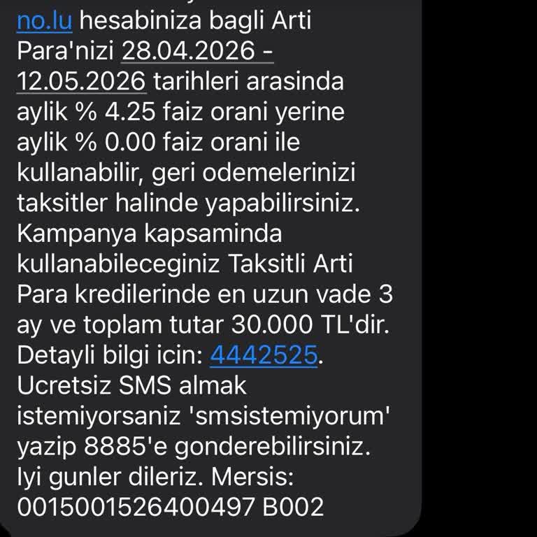 Artı Para Kampanyası Tanımlanmadı, Limit Ve Açıklama Alamadım