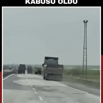 Viranşehir Çıkışı İle Kızıltepe Arasındaki Yol Tehlikeli, Acil Onarım Bekliyor