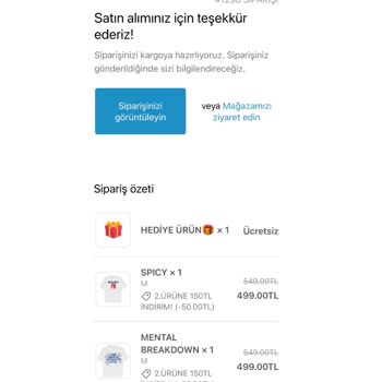 Kargoya Verilmeyen Sipariş İçin İade Talebi