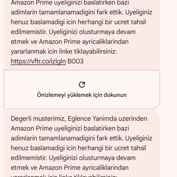 Amazon Prime Kampanyası Aktifleştirilemedi, Müşteri Hizmetinde Çözüm Sağlanmadı