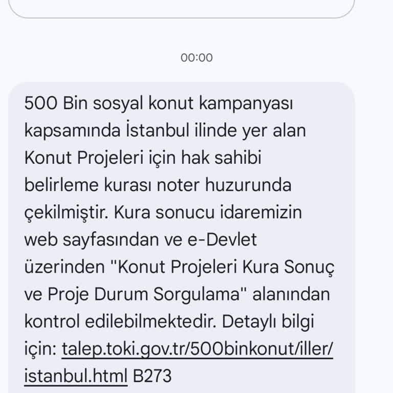 TOKİ Peşinat İadesindeki Bloke Hatasının Derhal Kaldırılmasını İstiyorum
