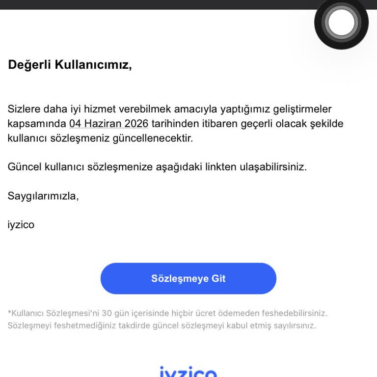 İyzico’dan Gelen Sözleşme Bildirimi Üyeliğim Olmadığına Rağmen Kişisel Verilerimin İzinsiz Kullanımı