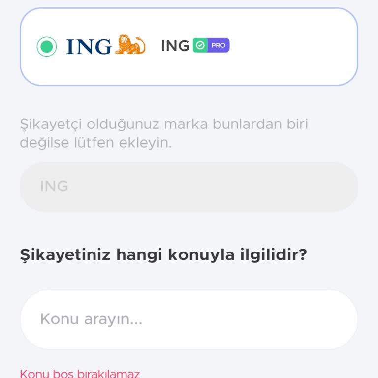 ING Bonus Sanal Kartım Yetkisiz Geçici İptal Edildi Ve Bilgi Verilmedi
