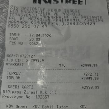 Ayakkabıda Dikiş Hatası Ve Mağaza İhmali