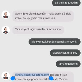 Faturada Onaysız Cihaz Ücreti Görülmesi Ve Düzeltme Talebi