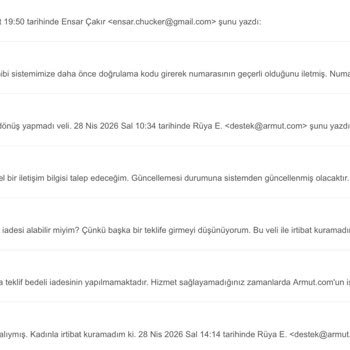 Geçersiz Telefon Numaralı Müşteri İçin Ödenen Ücretin İadesi Talebi
