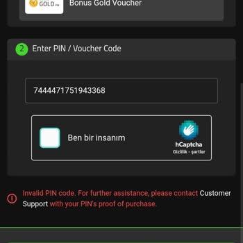 Razer Gold Euro Kodunun Hatalı Olması Ve İade Talebinin Gecikmesi