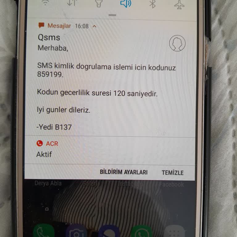 Qsms’ın Yetkisiz Kimlik Doğrulama SMS’i Gönderilmesi Güvenlik Endişesi