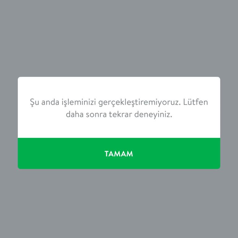 TEB Mobil Uygulamasında Kredi Kartı Borcu Yapılandırma İşlemi Sürekli Hata Veriyor