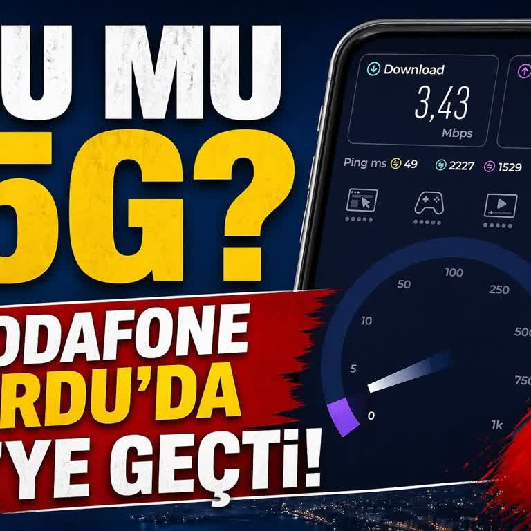 Vodafone 5G Hattım Ordu Ve Gülyalı’da Sürekli Yavaş Ve Donuyor