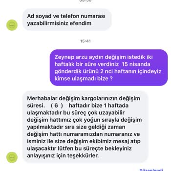 Palazzo Pantolon Değişiminde Uzayan Süre Ve İade Talebinin Reddedilmesi