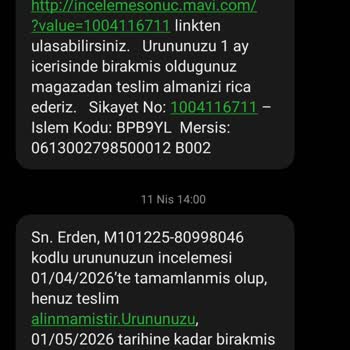 Defolu Mavi Jean Üzerinde Üretim Hatası Olmadığı Söylenmesine Rağmen İade Talebi