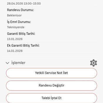 Aşırı Köpük Sızıntısı Ve Tekrarlayan Arıza Nedeniyle Cihazın Yenisi İsteniyor