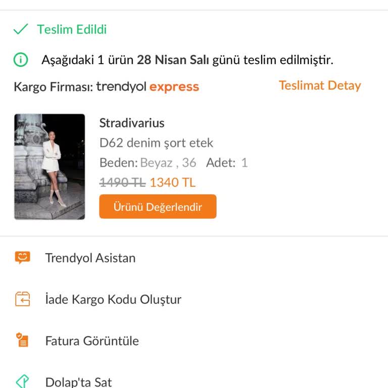 Teslim Edildi Olarak Gösterilen 1400 TL’lik Sipariş Güvenlikte Bulunamadı