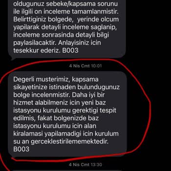 Vodafone’da Ayıplı Hizmet Ve %50 Fatura İndirimi Talebi