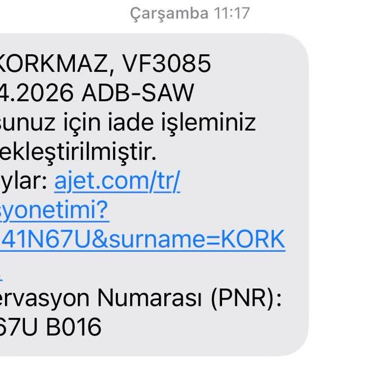 Rızam Olmadan Üçüncü Kişi Tarafından Bilet İptali Ve Geri Ödeme Talebi