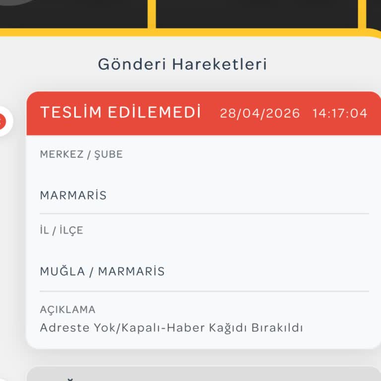 Gerçeği Yansıtmayan 'Adreste Yok' Kaydı Kargomu Geciktirdi