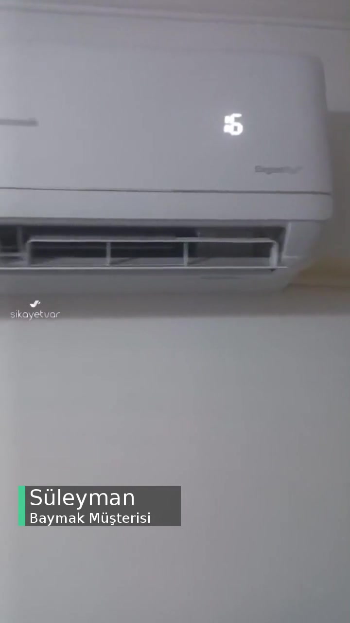 Baymak Elegant Plus 12000 BTU Klima İç Üniteden Gelen Ses! videonun kapak resmi