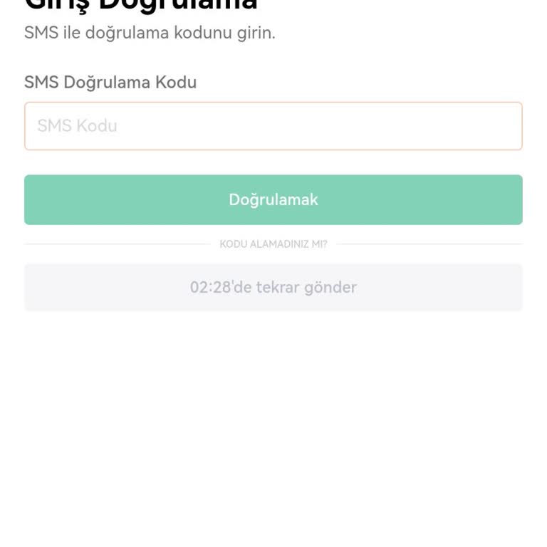 Güvenlik SMS’i Gelmemesi Ve Müşteri Desteğinden Yanıt Alınamaması